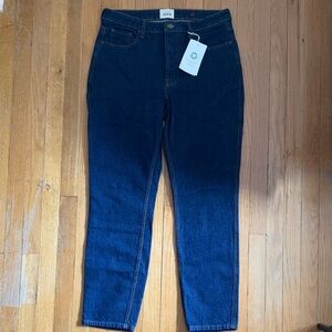 Sezane le Brut Indigo Straight Leg Jeans -tall